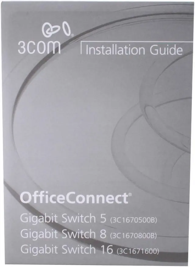 Alt view image 8 of 9 - 3com 3C1670800B OfficeConnect Gigabit Switch 8