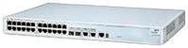 Alt view image 2 of 2 - 3com 3CR17561-91 10/100Mbps + 1000Mbps Switch 4500 26-Port 24 x 10BASE-T/100BASE-TX ports
2 x dual-personality Gigabit port pairs 8,000 MAC addresses MAC Address Table