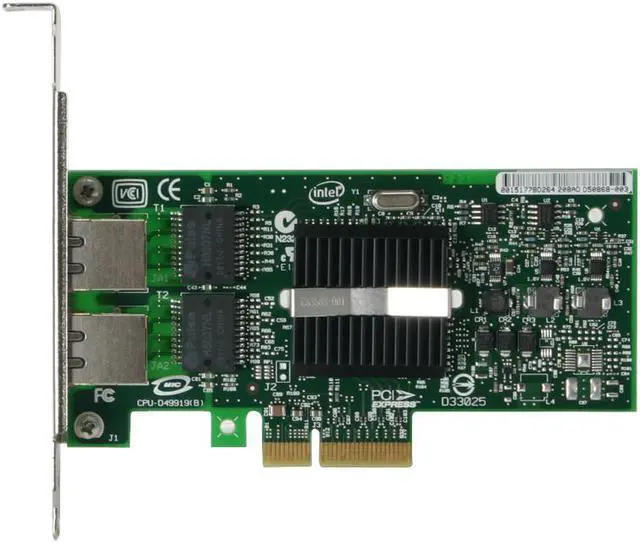 Alt view image 3 of 6 - Intel EXPI9402PTBLK Two Gigabit Copper Server Connections 10/100/1000Mbps PCI-Express 2 x RJ45