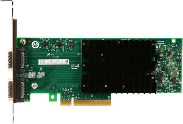 Alt view image 3 of 5 - Intel EXPX9502CX4 Dual Port Server Adapter 10Gbps PCI-Express 2 x CX4
