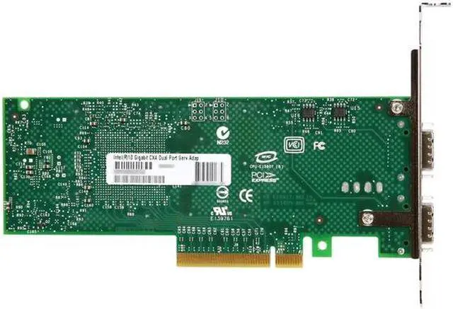 Alt view image 4 of 5 - Intel EXPX9502CX4 Dual Port Server Adapter 10Gbps PCI-Express 2 x CX4