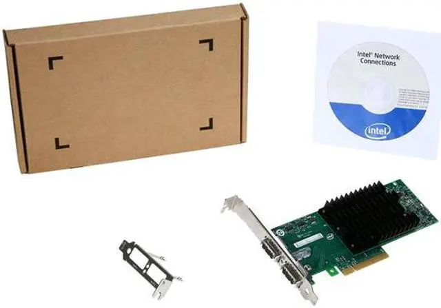 Alt view image 5 of 5 - Intel EXPX9502CX4 Dual Port Server Adapter 10Gbps PCI-Express 2 x CX4