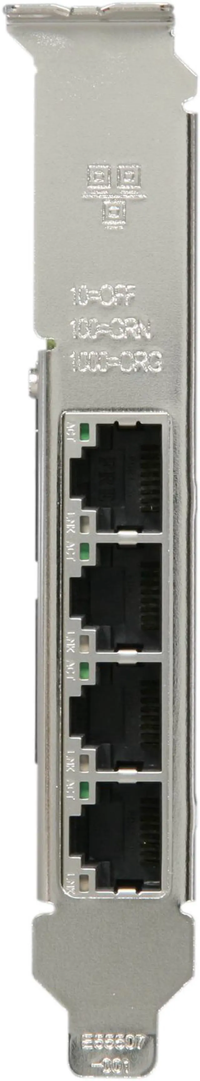 Alt view image 2 of 5 - Intel E1G44ET Gigabit Ethernet Quad Port Server Adapter 10/100/1000Mbps PCI-Express 4 x RJ45