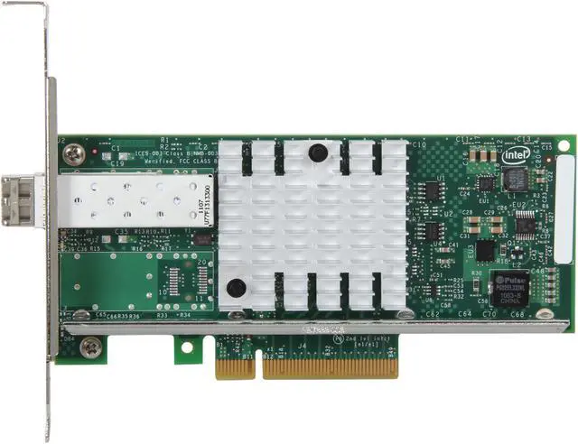 Alt view image 4 of 5 - Intel E10G41BFSR Server Adapter X520-SR1 10Gbps PCI Express 2.0 x8 1 x LC