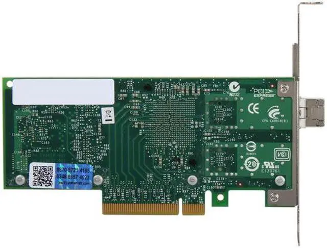 Alt view image 5 of 5 - Intel E10G41BFSR Server Adapter X520-SR1 10Gbps PCI Express 2.0 x8 1 x LC