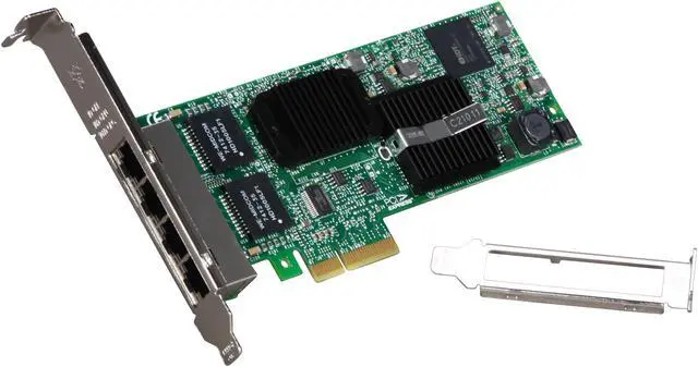 Alt view image 6 of 6 - Intel E1G44ETBLK Gigabit Ethernet Quad Port Server Adapter 10/100/1000Mbps PCI-Express 4 x RJ45