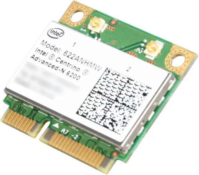 Main image of Intel 622AN.HMWWB Wireless Adapter 6200 Centrino Advanced-N Mini PCI Express Up to 300Mbps Wireless Data Rates
