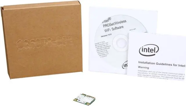 Alt view image 4 of 4 - Intel 622AN.HMWWB Wireless Adapter 6200 Centrino Advanced-N Mini PCI Express Up to 300Mbps Wireless Data Rates