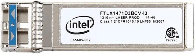 Alt view image 3 of 6 - Intel E10GSFPLR Dual Rate 10GBASE-LR SFP+ Module