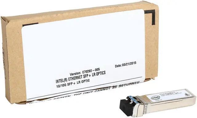 Alt view image 7 of 6 - Intel E10GSFPLR Dual Rate 10GBASE-LR SFP+ Module