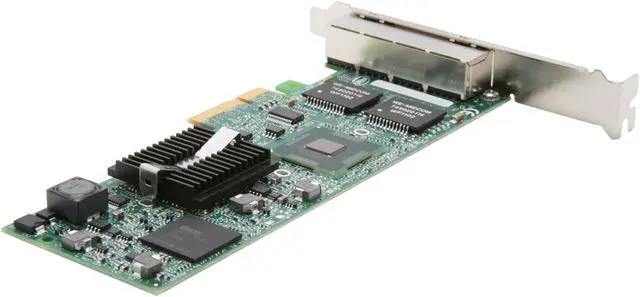 Alt view image 5 of 6 - Intel E1G44ET2 Gigabit Ethernet Card 10/100/1000Mbps PCI-Express 4 x RJ45
