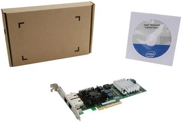 Alt view image 6 of 6 - Intel E10G42BT X520-T2 10Gigabit Ethernet Card 10Gbps PCI Express x8 2 x RJ45