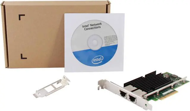 Alt view image 5 of 6 - Intel X540T2 Ethernet Converged Network Adapter 100Mbps/1Gbps/10Gbps PCI Express 2.1 x8 2 x RJ45