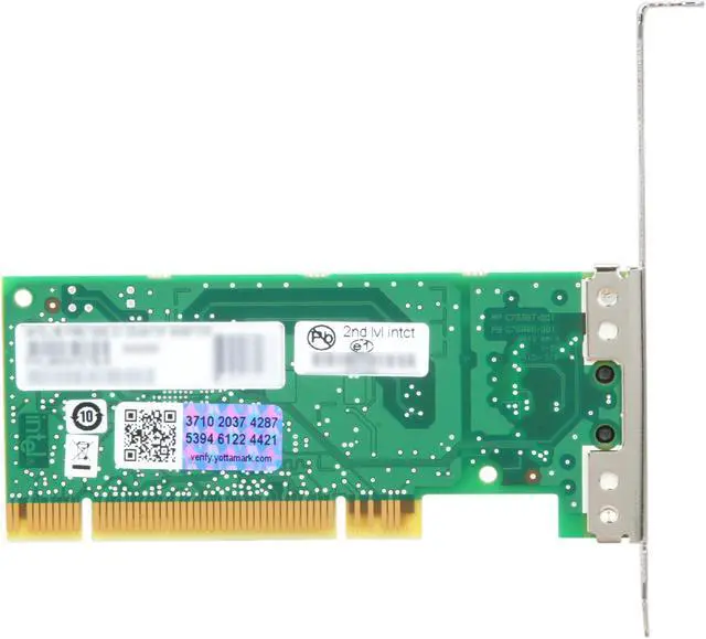 Alt view image 4 of 4 - Intel PWLA8391GT Desktop Adapter PRO/1000 GT 10/100/1000Mbps PCI 1 x RJ45 - OEM