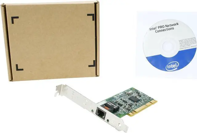 Alt view image 5 of 5 - Intel PWLA8391GT PRO/1000 GT Desktop Adapter 10/100/1000Mbps PCI 1 x RJ45