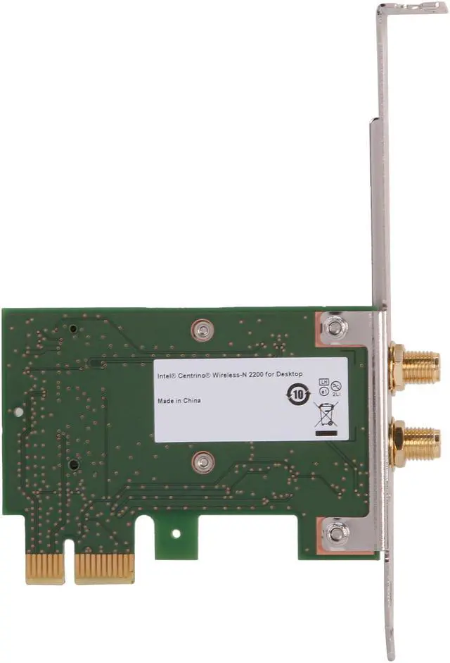 Alt view image 5 of 6 - Intel 2200BNHMWDTX1 PCI Express x1 Centrino Advanced-N 2200 for Desktop IEEE 802.11b/g/n Up to 300Mbps Wireless Data Rates