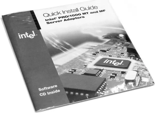 Alt view image 3 of 3 - Intel PWLA8490MF PRO/1000 MF Server  Adapter 10/100/1000Mbps PCI 1 x LC