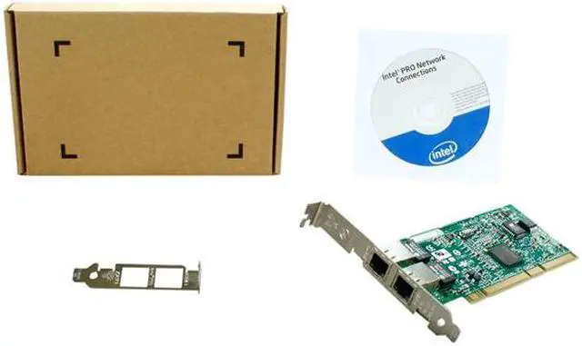 Alt view image 5 of 5 - Intel PWLA8492MT PRO/1000 MT Dual Port Server Adapter 10/100/1000Mbps PCI / PCI-X 2 x RJ45