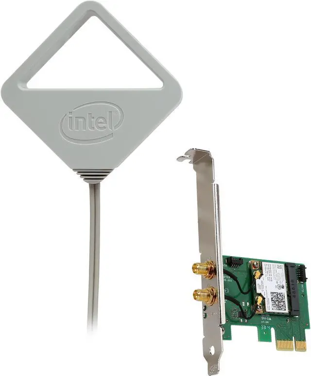 Main image of Intel 7260HMWDTX1 Dual Band Wireless-AC 7260 for Desktop IEEE 802.11ac, IEEE 802.11a/b/g/n PCIe x1 Up to 867/300Mbps Wireless Data Rates