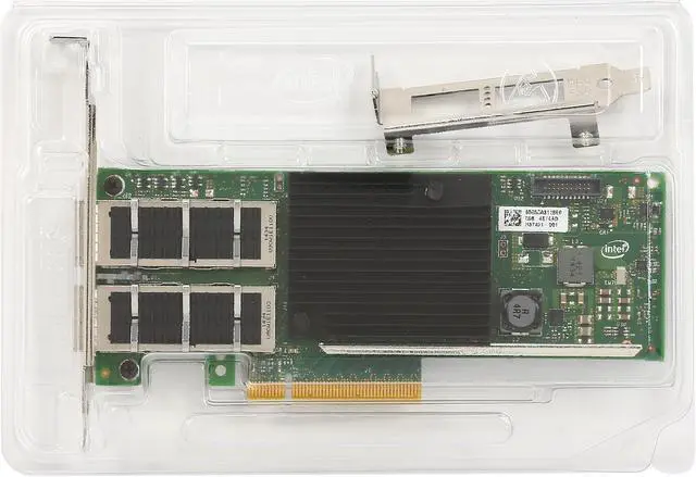 Alt view image 5 of 5 - Intel XL710QDA2BLK Ethernet Converged Network Adapters XL710 10/40 GbE PCIe 3.0, x8 Dual port