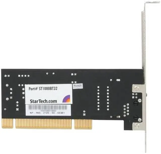 Alt view image 4 of 4 - StarTech ST1000BT32 1 Port PCI 10/100/1000 32 Bit Gigabit Ethernet Network Adapter Card