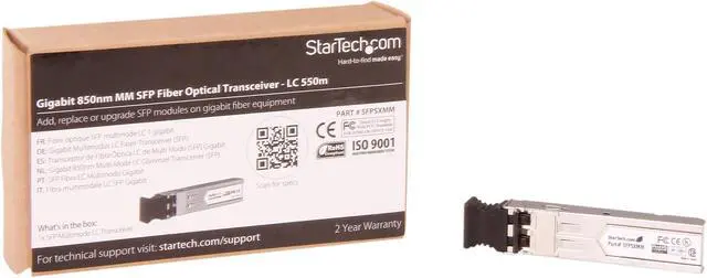 Alt view image 5 of 5 - StarTech.com SFPSXMM 10GBASE-SR SFP+ Transceiver Module, 10 Gbps, 550m