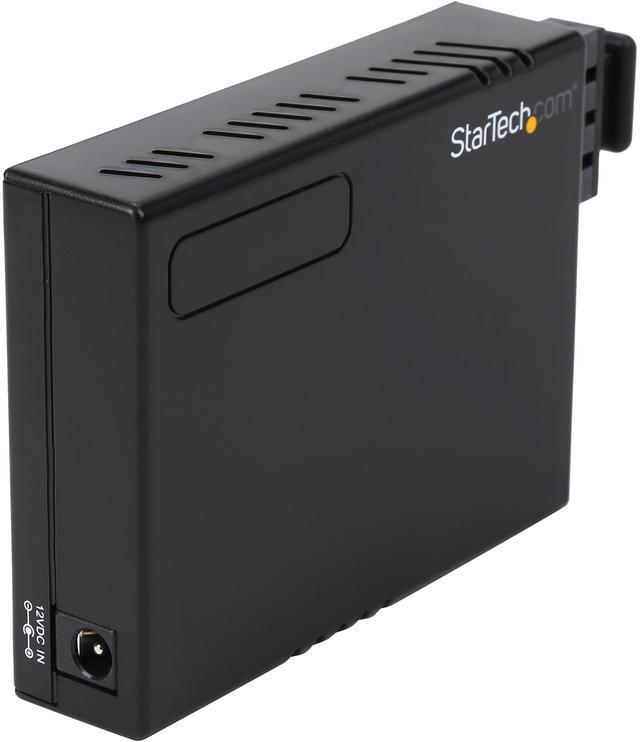 Main image of StarTech.com MCM110SC2P 10/100 Multi Mode Fiber to Ethernet Media Converter SC 2km with PoE 1 - Fiber Optic SC Female  
1 - RJ45 Female