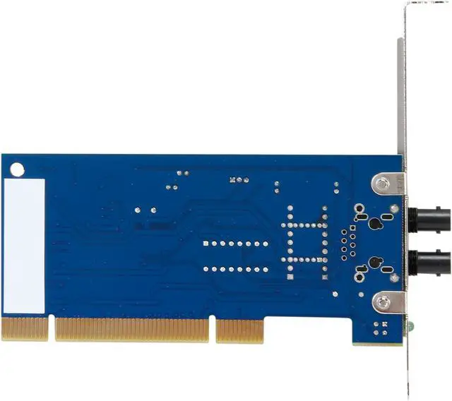 Alt view image 4 of 5 - StarTech PCI100MMST Multi Mode ST Fiber Ethernet NIC Network Adapter 2km 100Mbps PCI Fiber Optic ST Female