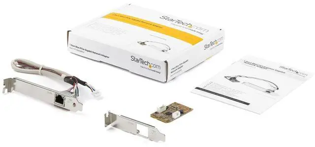 Alt view image 7 of 7 - StarTech.com Mini PCI Express Gigabit Ethernet Network Adapter NIC Card