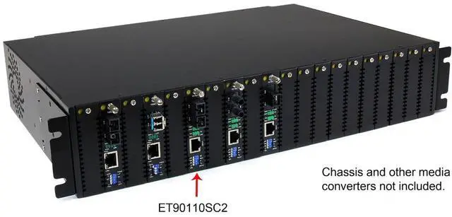 Alt view image 3 of 4 - StarTech.com 10/100 Mbps Multi Mode Fiber Media Converter SC 2km