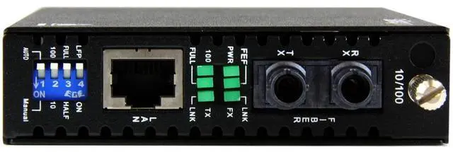Alt view image 2 of 4 - StarTech.com 10/100 Mbps Multi Mode Fiber Media Converter ST, 2km