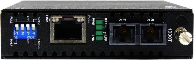 Alt view image 3 of 5 - StarTech.com Gigabit Ethernet Multi Mode Fiber Media Converter SC 550m - 1000 Mbps