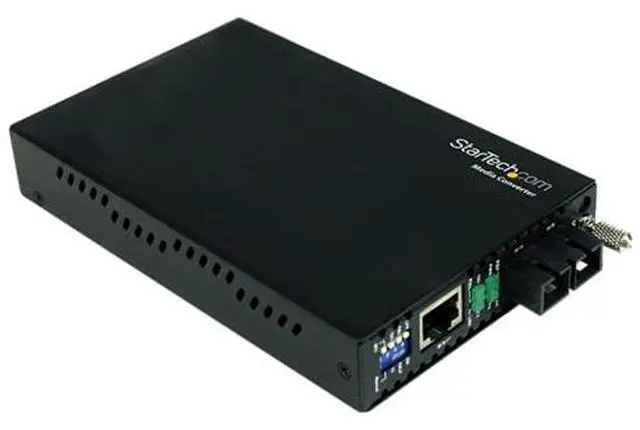 Main image of StarTech.com Gigabit Ethernet Single Mode Fiber Media Converter SC 40 km - 1000 Mbps