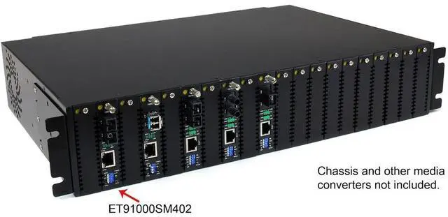 Alt view image 4 of 4 - StarTech.com Gigabit Ethernet Single Mode Fiber Media Converter SC 40 km - 1000 Mbps