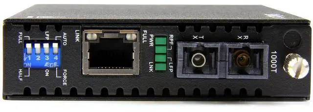 Alt view image 2 of 4 - StarTech.com Gigabit Ethernet Single Mode Fiber Media Converter SC 40 km - 1000 Mbps