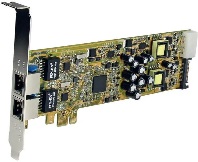 Alt view image 2 of 4 - StarTech.com Dual Port PCI Express Gigabit Ethernet PCIe Network Card Adapter