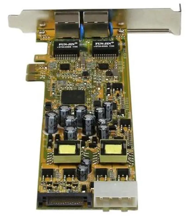 Alt view image 3 of 4 - StarTech.com Dual Port PCI Express Gigabit Ethernet PCIe Network Card Adapter