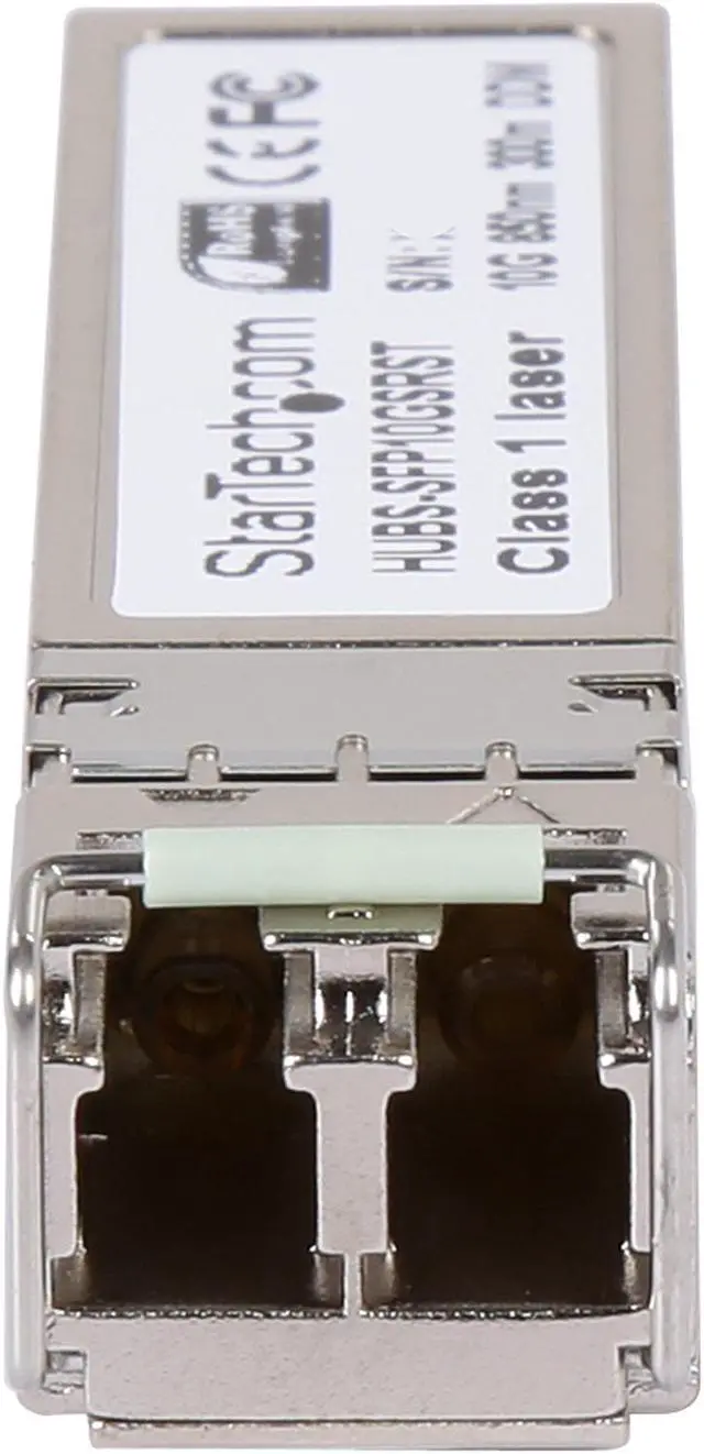 Alt view image 5 of 6 - StarTech.com Cisco SFP-10G-SR Compatible SFP+ Module - 10GBASE-SR - 10GE Gigabit Ethernet SFP+ 10GbE Multimode Fiber MMF Optic Transceiver