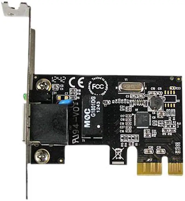 Alt view image 3 of 4 - StarTech ST1000SPEX2L PCI-Express x1 Gigabit NIC Server Adapter Network Card - Low Profile