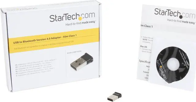 Alt view image 5 of 5 - StarTech.com Mini USB Bluetooth 4.0 Adapter, 50m (165ft) Class 1 EDR Wireless Dongle