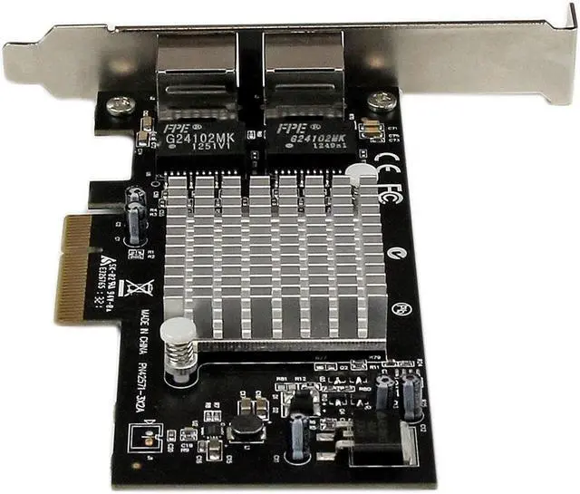 Main image of StarTech.com Dual Port PCI Express (PCIe x4) Gigabit Ethernet Server Adapter Network Card - Intel i350 NIC