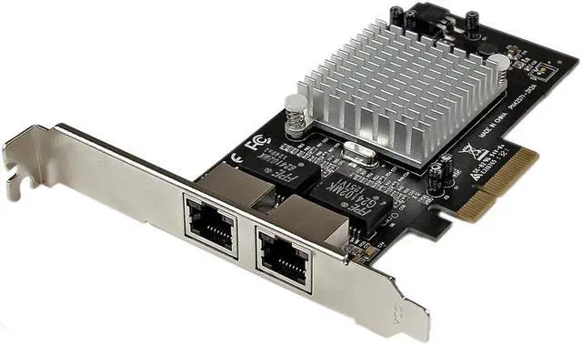 Alt view image 4 of 4 - StarTech.com Dual Port PCI Express (PCIe x4) Gigabit Ethernet Server Adapter Network Card - Intel i350 NIC