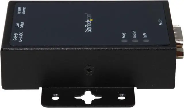 Alt view image 3 of 5 - StarTech.com NETRS2321P 1 Port RS232 Serial to IP Ethernet Converter / Device Server - Aluminum