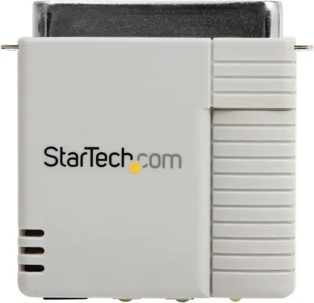 Alt view image 2 of 7 - StarTech.com PM1115P2 1 Port 10/100 Mbps Ethernet Parallel Network Print Server RJ45 Centronics