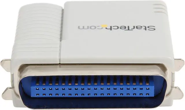 Alt view image 5 of 7 - StarTech.com PM1115P2 1 Port 10/100 Mbps Ethernet Parallel Network Print Server RJ45 Centronics