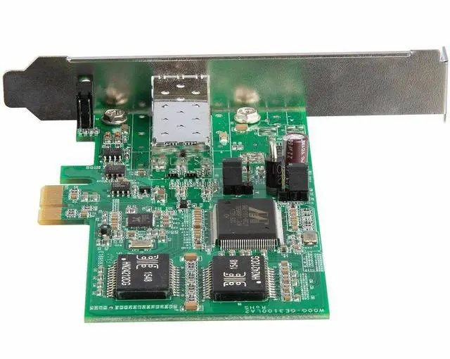 Alt view image 2 of 3 - StarTech.com PCI Express Gigabit Ethernet Fiber Network Card w/ Open SFP - PCIe SFP Network Card Adapter NIC