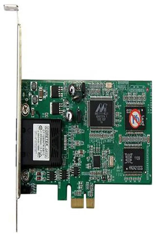Alt view image 3 of 4 - StarTech.com PCI Express (PCIe) Gigabit Ethernet Multimode SC Fiber Network Card Adapter NIC - 550m