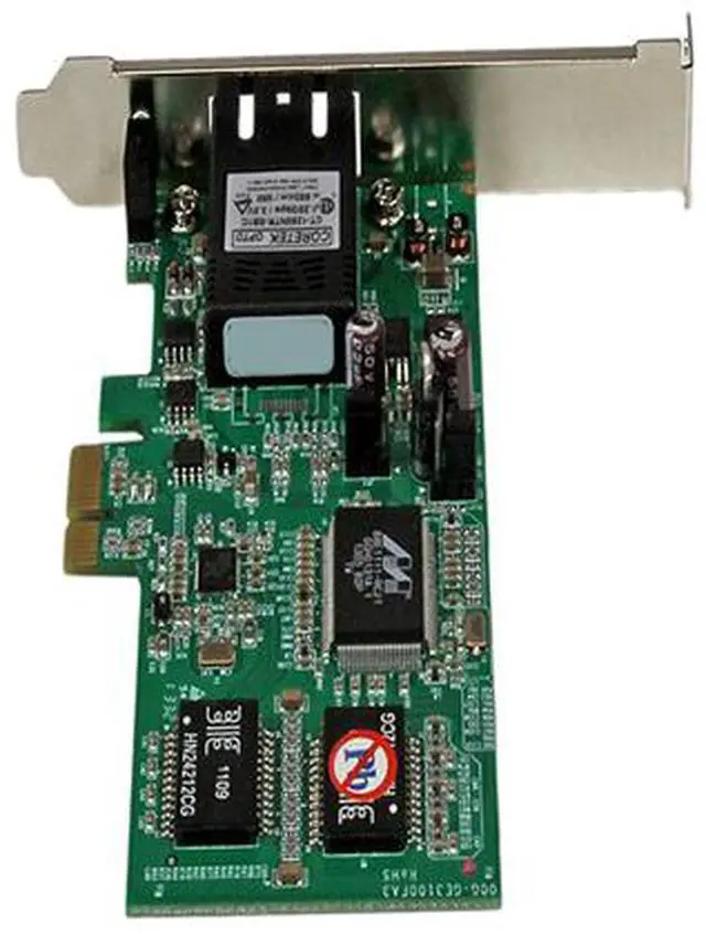 Alt view image 4 of 4 - StarTech.com PCI Express (PCIe) Gigabit Ethernet Multimode SC Fiber Network Card Adapter NIC - 550m