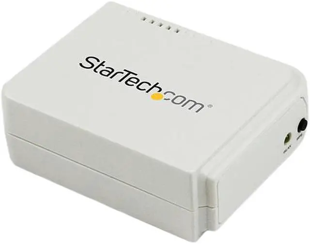 Main image of StarTech.com 1 Port USB Wireless N Network Print Server with 10/100 Mbps Ethernet Port - 802.11 b/g/n