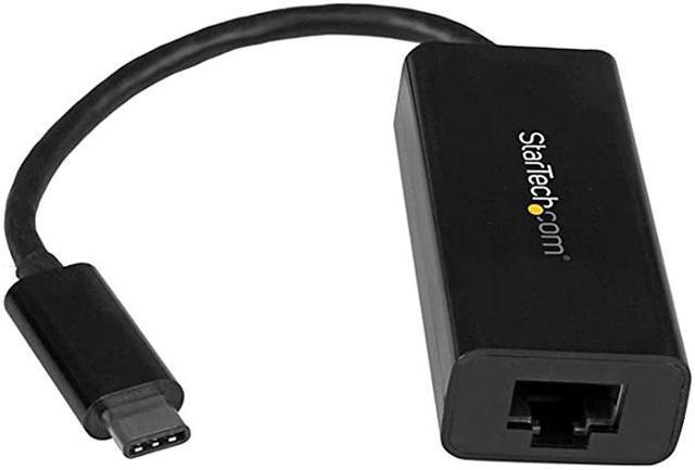 Adaptateur USB 3.1 type C mâle - Ethernet Gigabit RJ45 et 3 USB 3.0